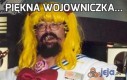 Piękna wojowniczka...