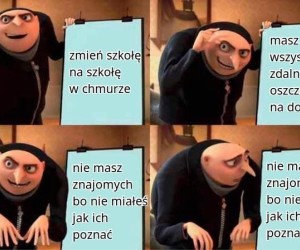 Szkoła w chmurze wyrządza części osób więcej szkód niż pożytku