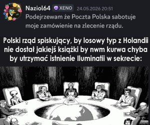 Wszyscy na świecie przeciwko niemu spiskują, ale zaczął się czegoś domyślać