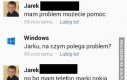 Problemy użytkowników Windowsa