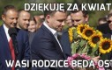 Dziękuję za kwiaty