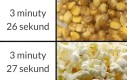 Robienie popcornu w mikrofali wymaga doświadczenia i znajomości sprzętu
