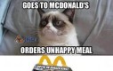 Zrzędliwy kot w McDonald's