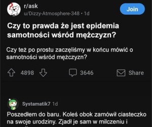 Męska samotność