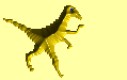 Darmowy biegający dinozaur