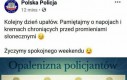 Opalenizna policjantów