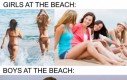 Plaża potrafi być przykra