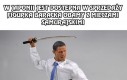 Barack Obama z mieczami samurajskimi