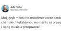 Uwielbiam swobodę w ofensywnym humorze