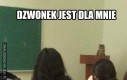 Dzwonek jest dla mnie