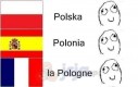 Polska w różnych językach