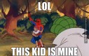 Spiderman, nie porywa się dzieci!
