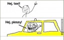 Taksówkarz z poczuciem humoru