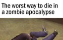 Najgorsza możliwa śmierć podczas apokalipsy zombie