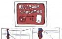 Spiderman i kłopot w toalecie