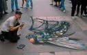 Iluzja na chodniku - Mucha