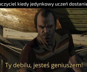 Nauczyciel i jedynkowy uczeń