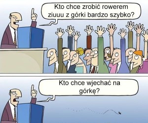 Na zjazd trzeba zasłużyć