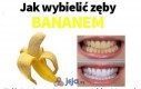 Wybielanie zębów: poziom banan