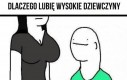 Wysokie i niskie dziewczyny