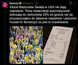 Napiwków się zachciało