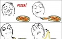 Jedzenie pizzy