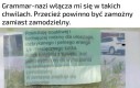 Przyzwyczajony do wygłaskania