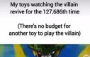 Nie było mnie stać na zestaw z Darthem Vaderem więc lego Eggman był stałym złoczyńcą