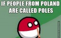 Poland - Poles, Holland - Holes?