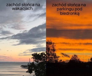 Zachód słońca