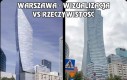 Warszawa - wizualizacja vs rzeczywistość