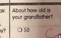 Ile lat ma twój dziadek?