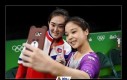 Gimnastyczki z wrogich sobie Korei Północnej i Południowej