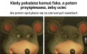 Czemu wysiada? I po co mu ta pałka?