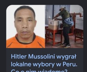 Najpierw Namibia, a teraz Peru. Coś się szykuje...