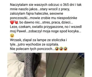 Miał być ponętny wieczór, wyszła kicha