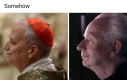 Somehow the pope returned
