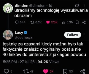 Tęsknię za tą opcją