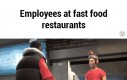 Ekspedienci w fast foodach