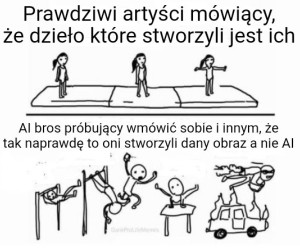 Zlecenie stworzenia czegoś = stworzenie czegoś, logiczne przecież