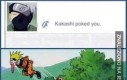 Kakashi nie potrzebuje Facebooka by Cię zaczepić