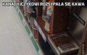 Kanadyjczykowi rozsypała się kawa