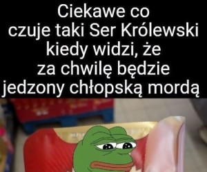 Na pewno mu przykro