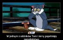 W jednym z odcinków Tom i Jerry popełniają samobójstwo