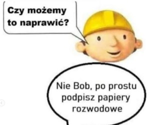 Nie tym razem, nie po tym co robiłeś z betoniarką
