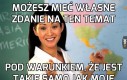 Tylko jeden warunek