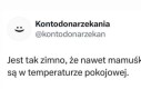 No, ciepło nie jest