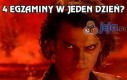 4 egzaminy w jeden dzień