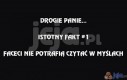 Faceci nie potrafią czytać w myślach