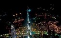 Rozświetlony Dubaj nocą